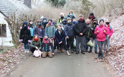 2. Pflanzaktion der GGS Heimbach für den Wald der Zukunft